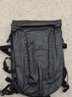 Oakley Black Roll-Top Tactical Backpack